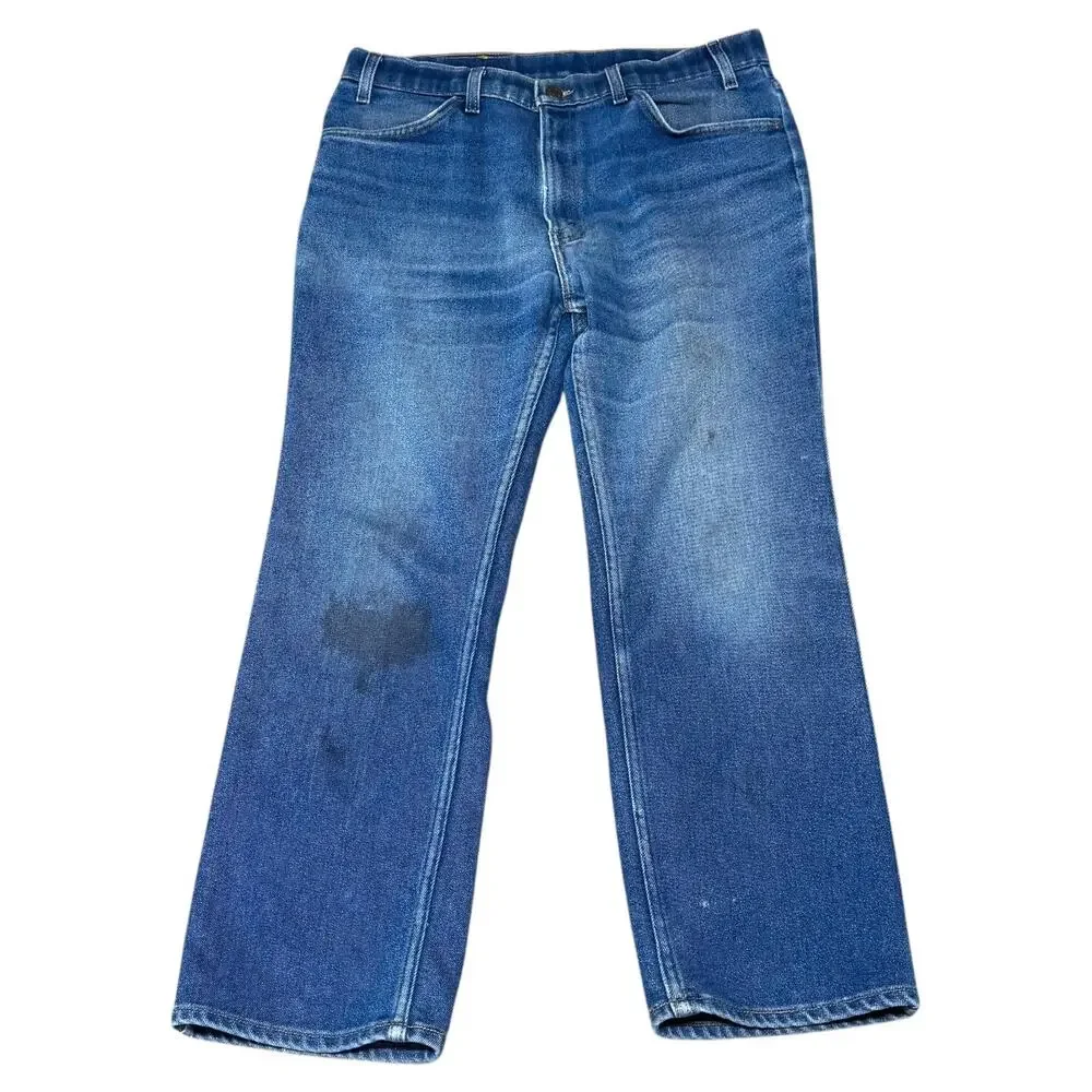 Levi's Action Straight Leg Jeans Vintage 90s Medium Wash 36x30